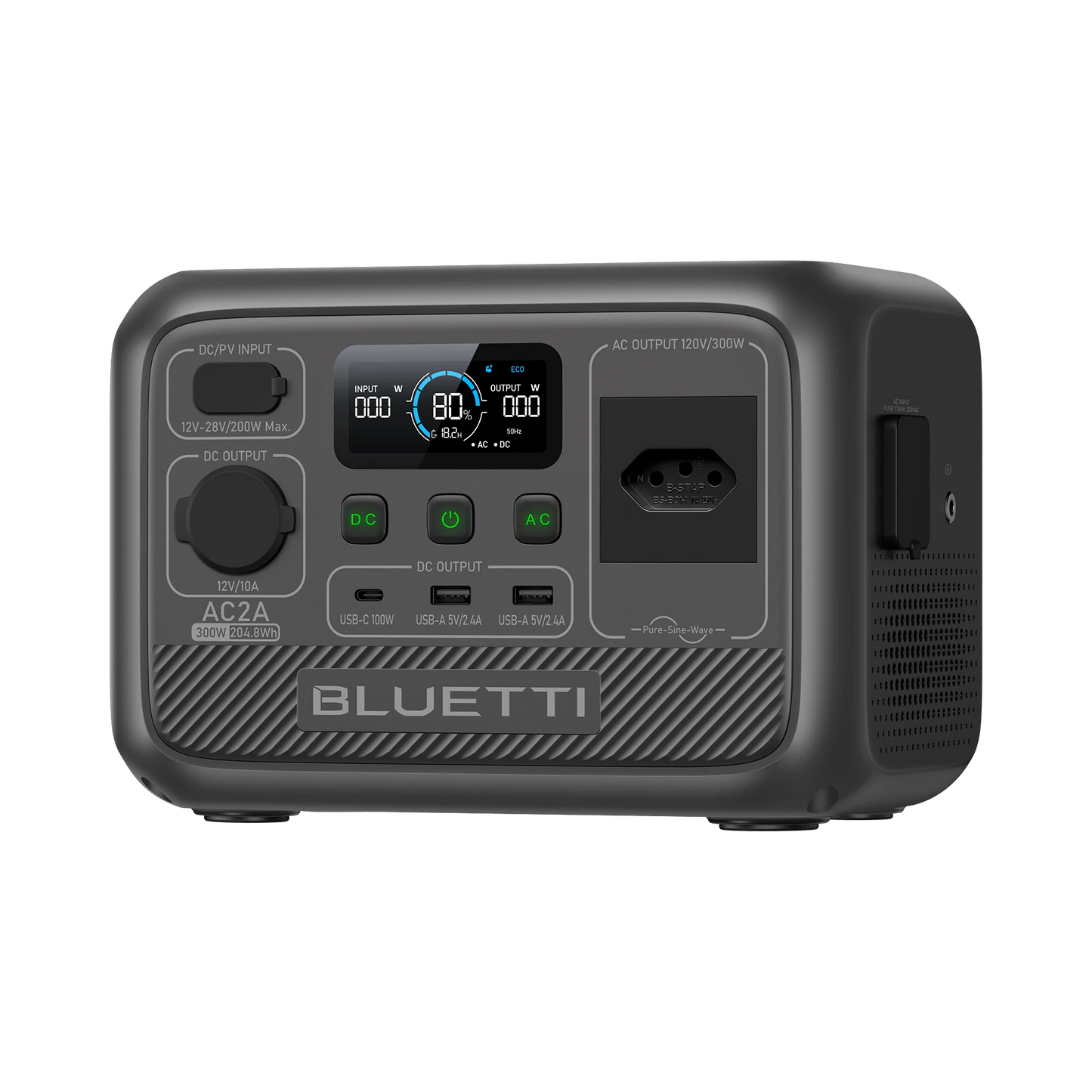 BLUETTI AC2A Portable Power Station | 300 W 204 Wh